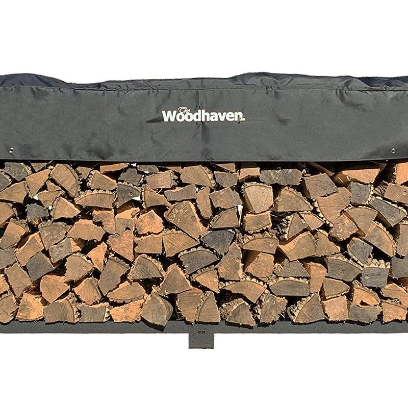 The Woodhaven 8 Foot Firewood Log Rack