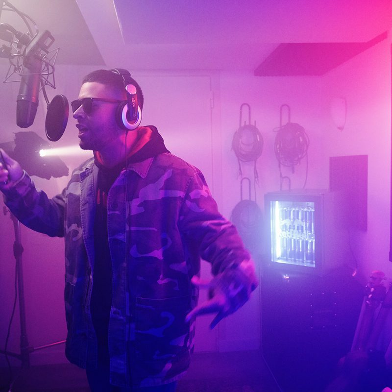 Yartzi performs at the Alamo Shock Studio in Madrid, Spain on November 27, 2019.