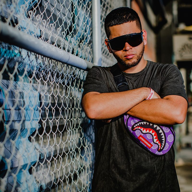 William Manzano Serrano aka "Yartzi" poses for a portrait during Batalla de los Gallos US Finals at Wynwood Factory in Miami, Florida on 17 of October, 2019.