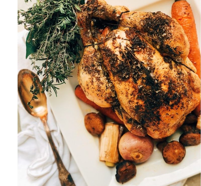 Herbs de Provence roasted chicken