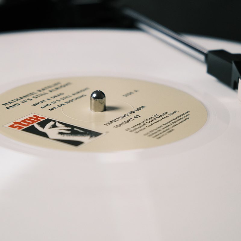 A vinyl album.