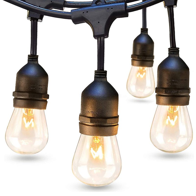 ADDLON Outdoor Vintage String Patio Lights on white background.