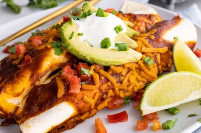 Vegan enchiladas