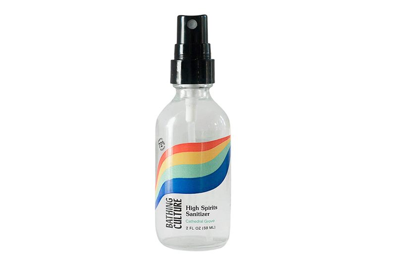 bathing culture hand sanitizer for all skin types.