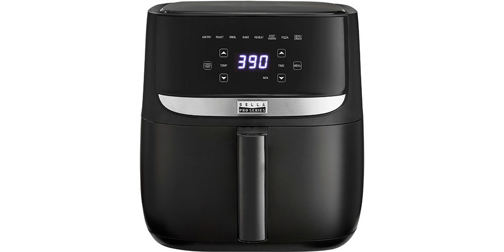 Bella Pro Series - 6-quart Touchscreen Air Fryer 2 on a white background.