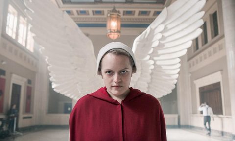 Elisabeth Moss in The Handmaid's Tale