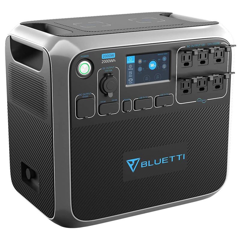 Bluetti Portable Power Station AC200P is powerful enough to run household appliances.