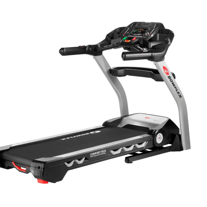 Bowflex BX216 Treadmill on white background all set up and ready to use.