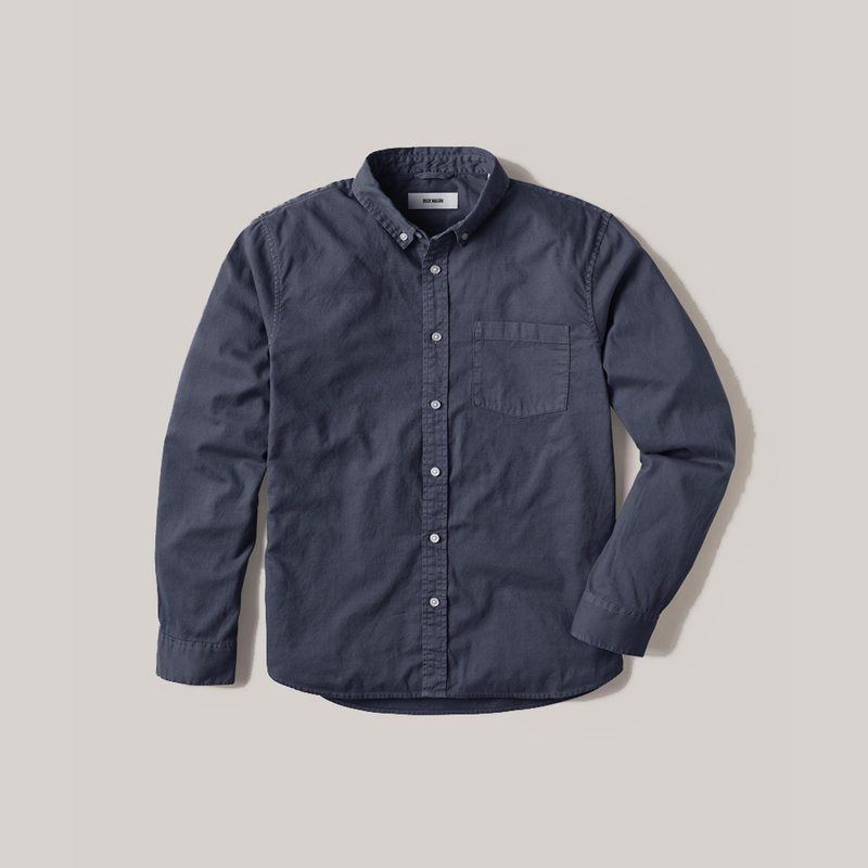 An oxford shirt from Buck Mason.