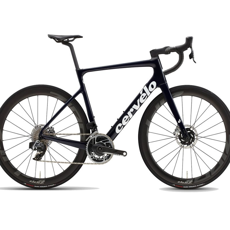 The Cervelo Caledonia 5 Dura-Ace bicycle on white background.
