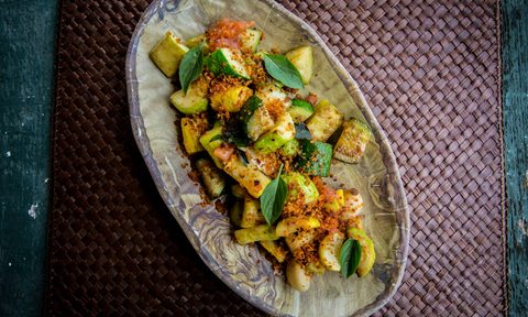Charred Squash recipe from Pyre Provisions in Louisiana