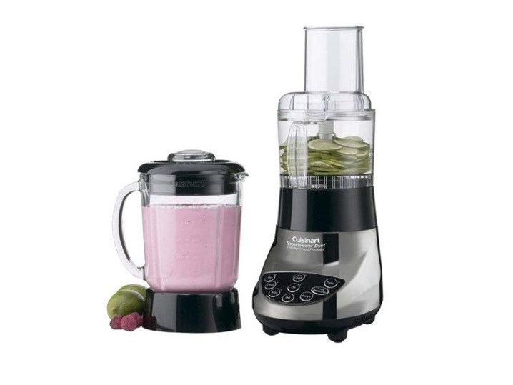 Cuisinart SmartPower Duet Die-Cast Blender with smoothie on white background.