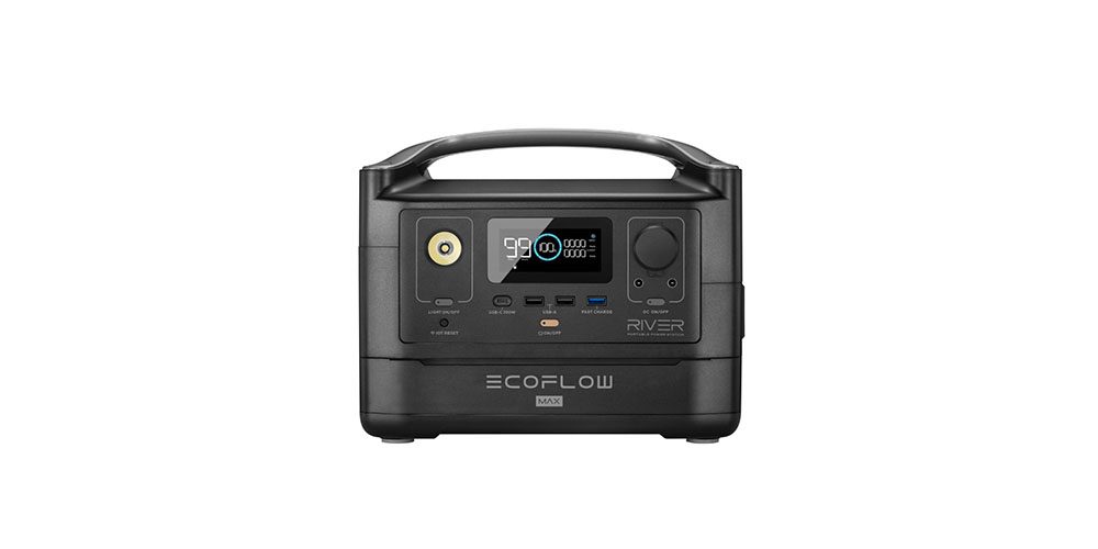 EcoFlow River Max Portable Power Station on a white background.