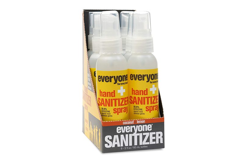 everyone anti-bacterial hand sanitizer spray.