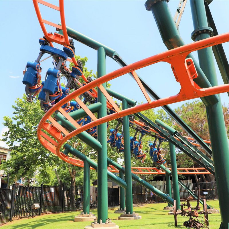 The Steel Lasso at Frontier City.