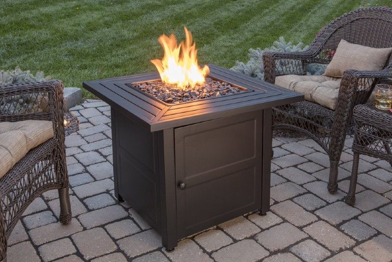 endless summer gas fire pit table.