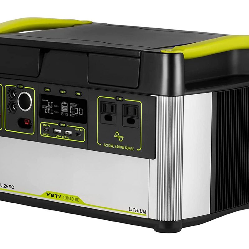 Goal Zero Yeti 1000 Core Power Bank in the studio.