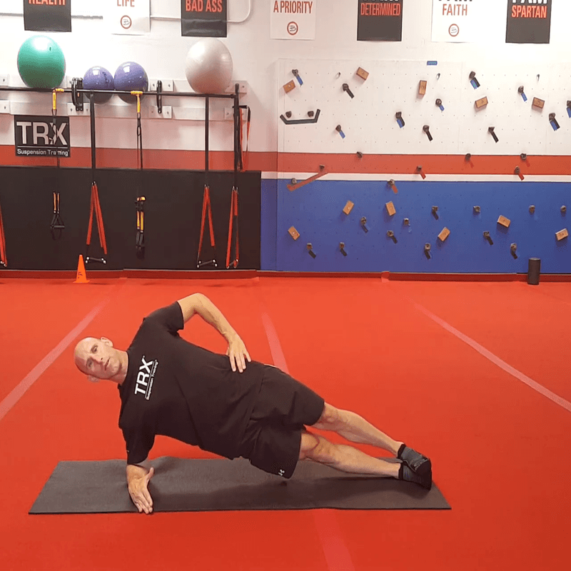 Brien Shamp demonstrating how to do a hip drop.
