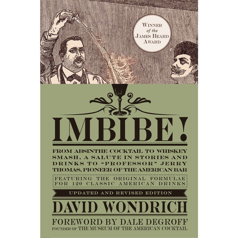 The cover of Imbibe! by David Wondrich.