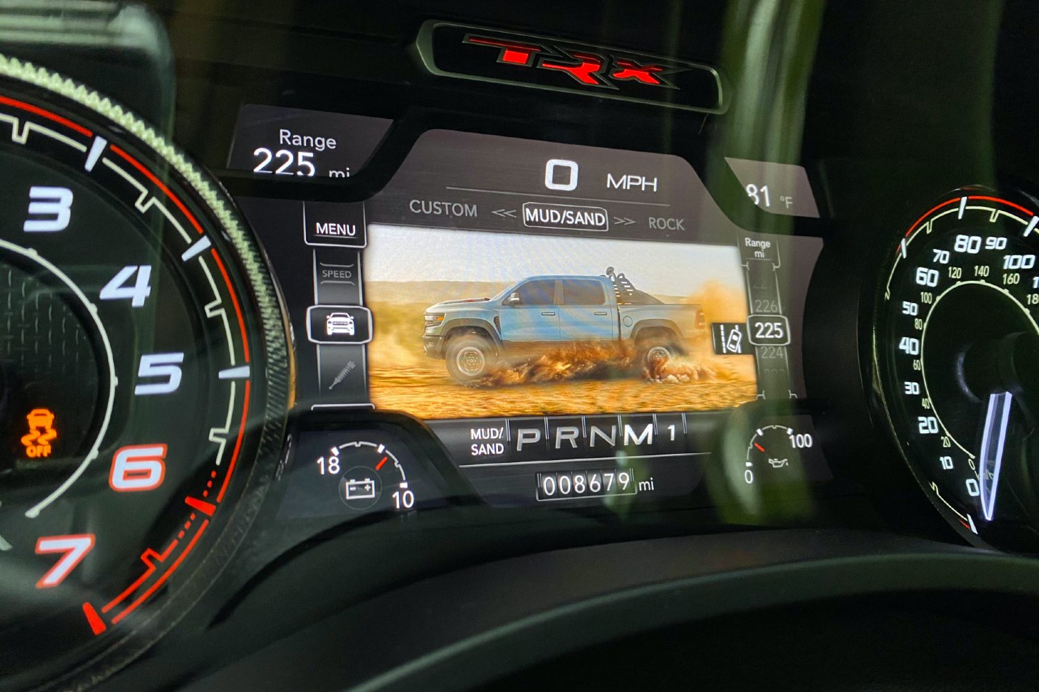 A 2021 Ram TRX truck.