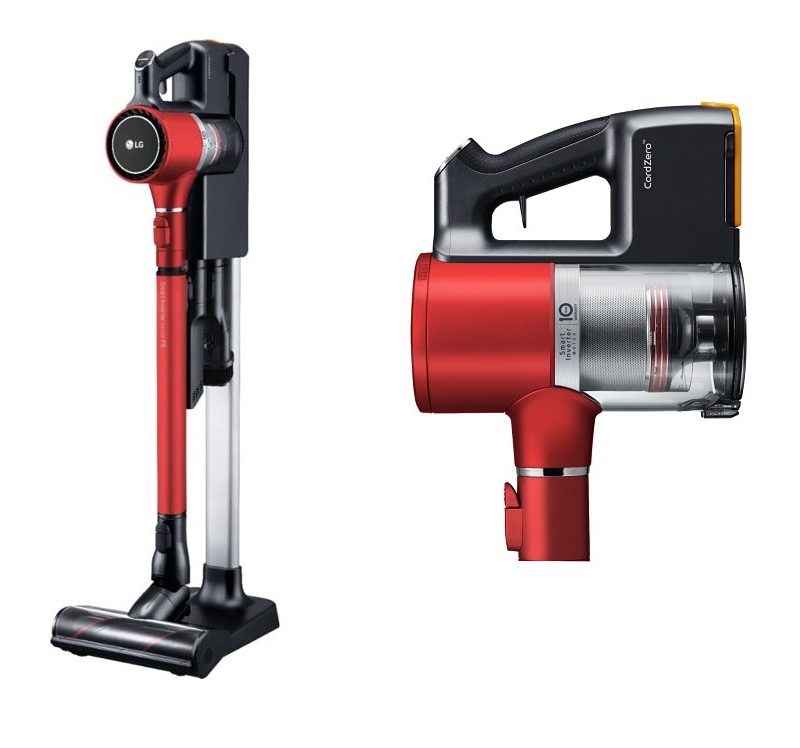 LG CordZero Cordless Stick Vacuum with multiple configurations.