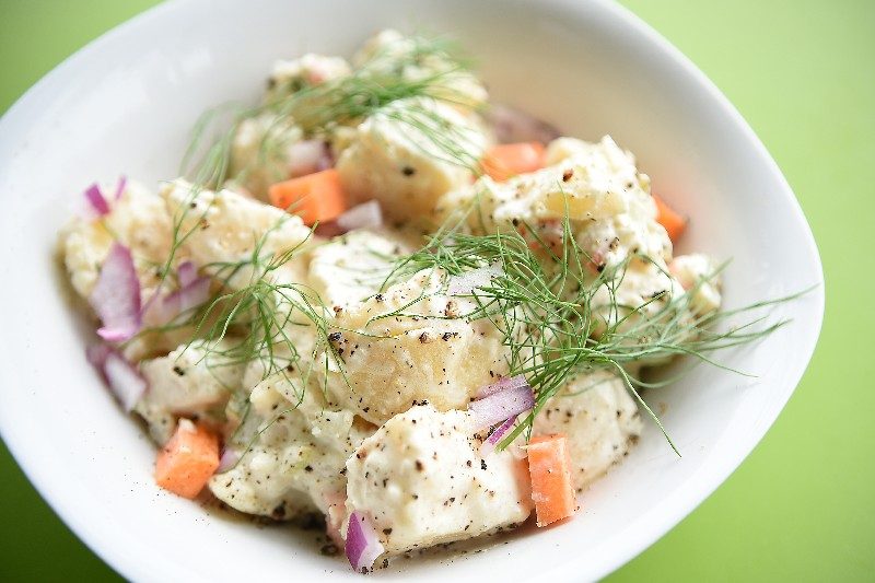 Potato salad from little chef little cafe.
