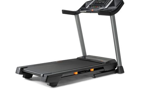 NordicTrack T Series 6.5 Si treadmill on white background.