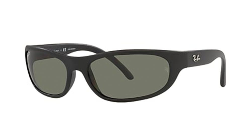 Ray-Ban RB4033 sunglasses at a side angle on a white background.