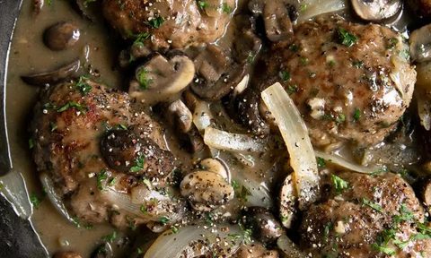 Salisbury steak from The Forked Spoon
