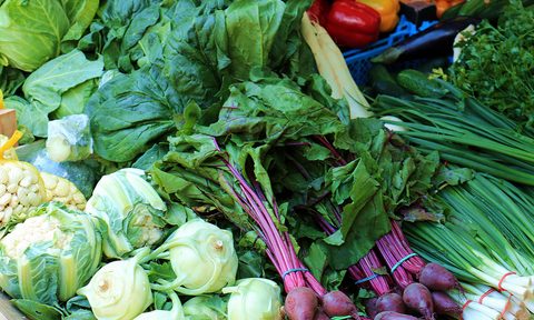 Foods with prebiotics like chicory, beets, and leeks.
