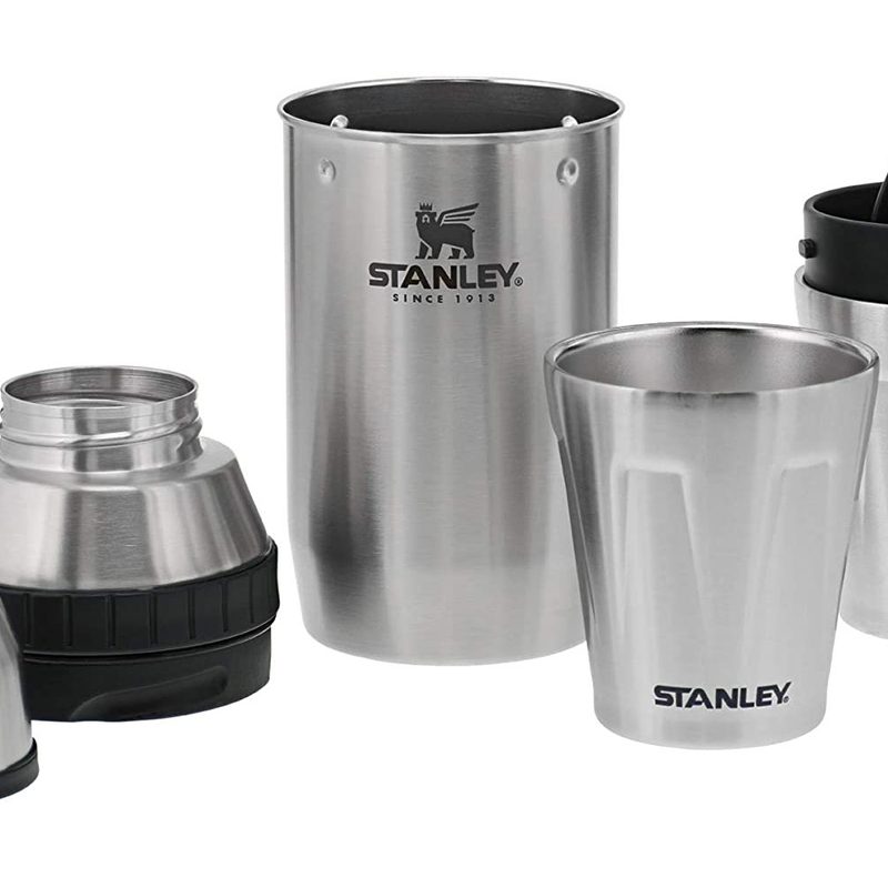 Stanley Adventure Happy Hour All-in-One Cocktail Shaker Set for portable bartending.