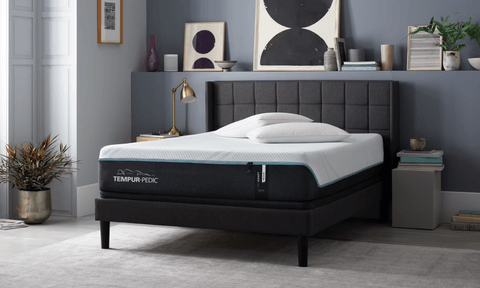 Tempur Pedic ProAdapt Mattress set up in bedroom.