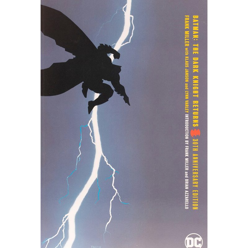Cover of the graphic novel The Dark Knight Returns.