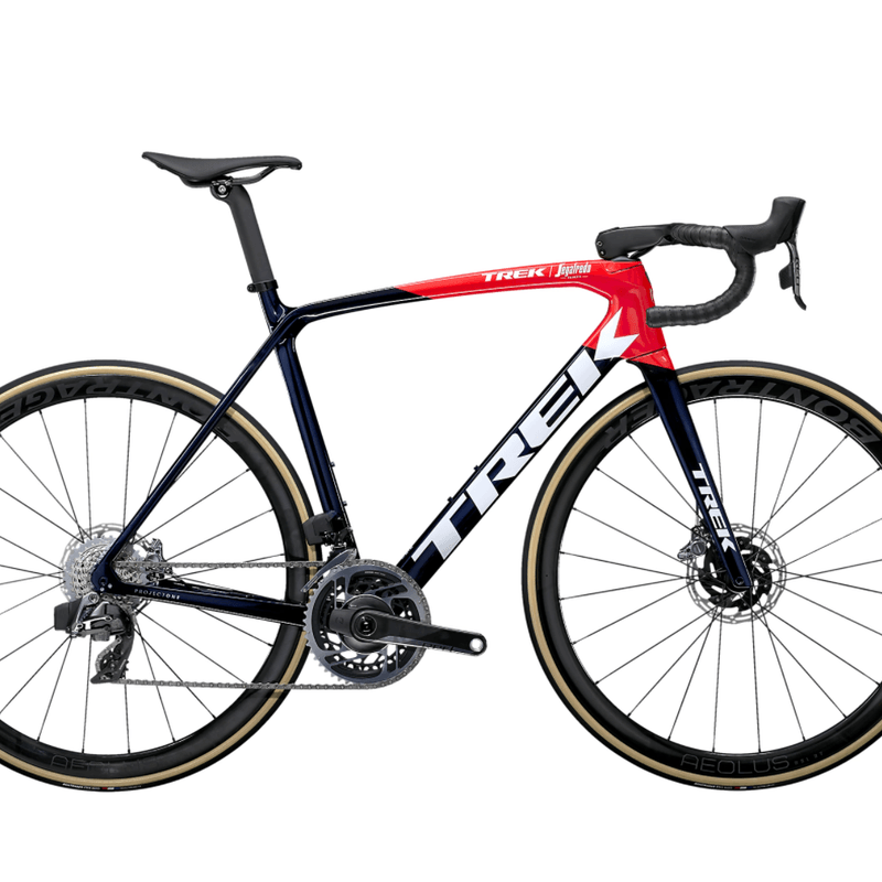 The Trek Emonda SLR 9 eTap on white background.
