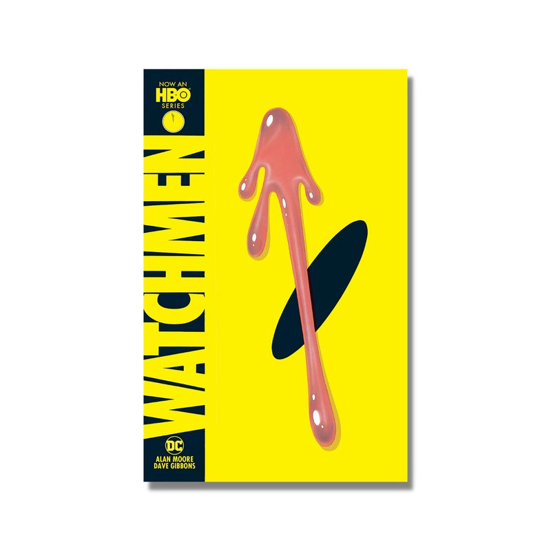 Cover of the graphic novel Watchmen by Alan Moore
