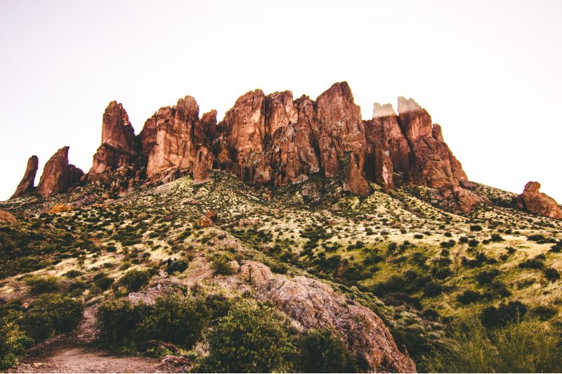 A mountain in Phoenix.