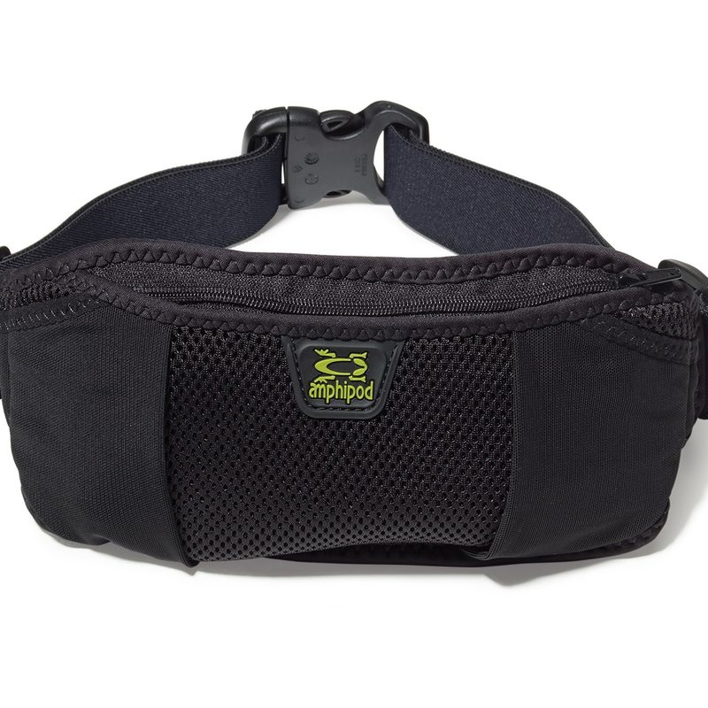A black Amphipod Airflow Endurance Waist Pack.