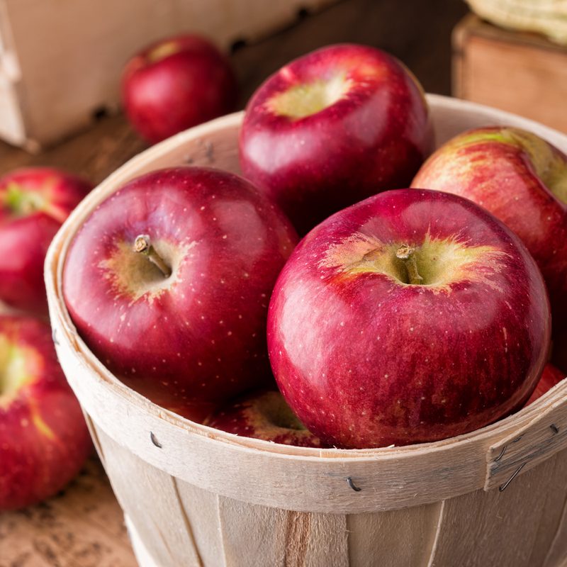 Apples in a basket
