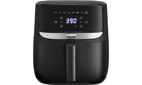Bella Pro Series 6-quart Touchscreen Air Fryer on a white background.