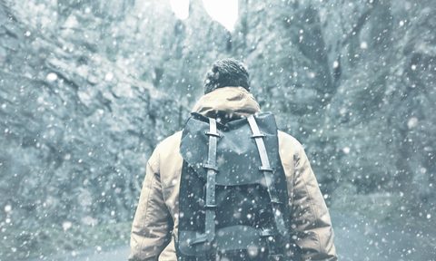 best mens rucksacks in snow.