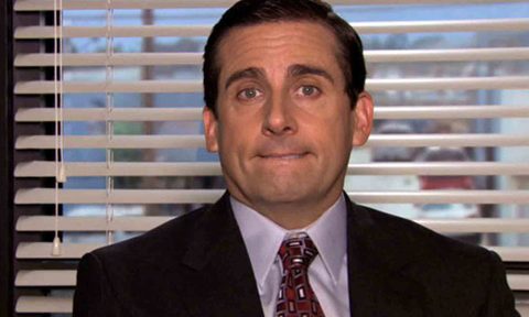 Steve Carell in The Office.