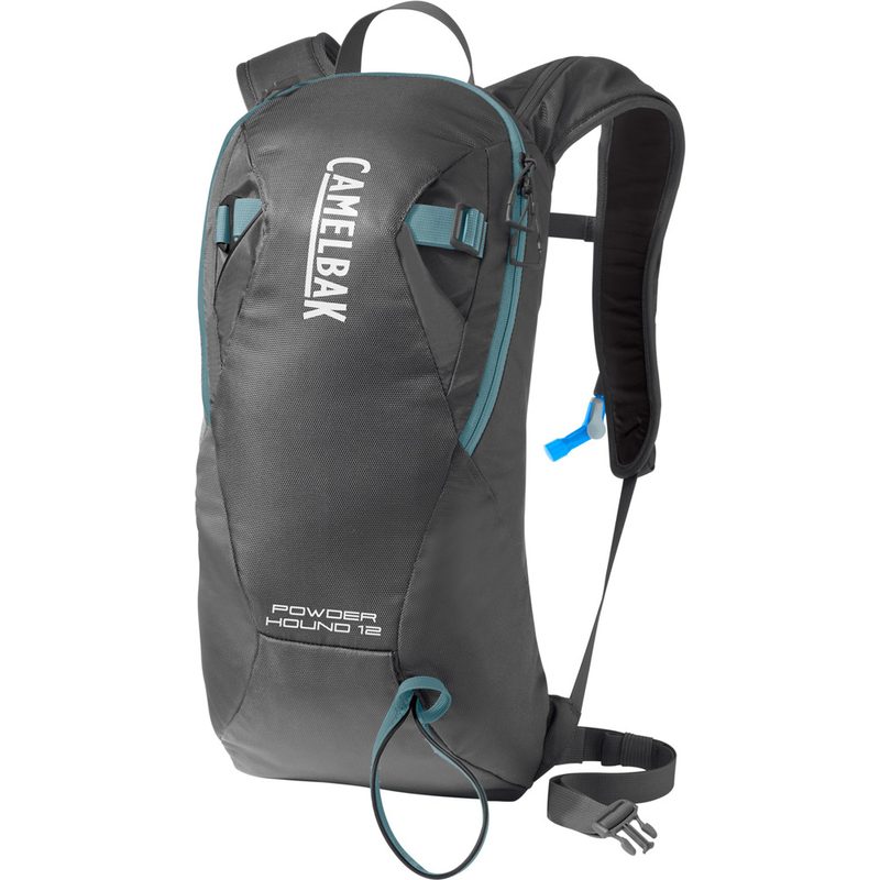 A gray CamelBak Powderhound Hydration Pack for skiing.