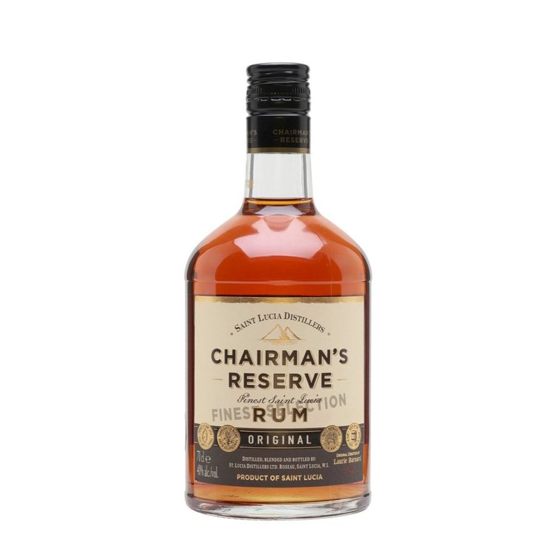Chairman's Reserve Rum bottle.