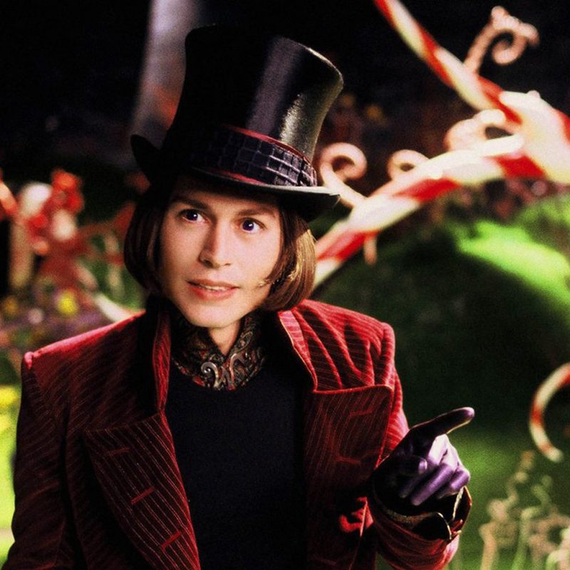 Willy Wonka in "Charlie and the Chocolate Factory."