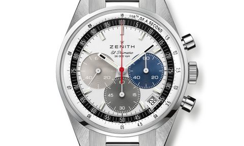 The Zenith Chronomaster Original featuring its iconic tri-colored dial.