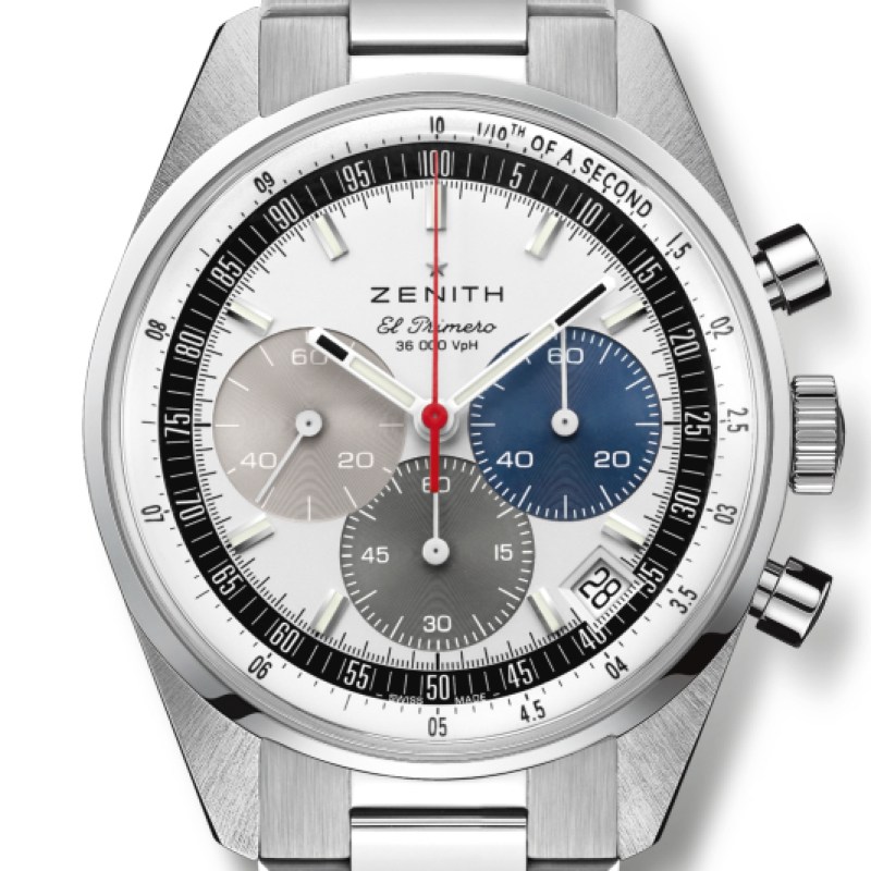 The Zenith Chronomaster Original featuring its iconic tri-colored dial.