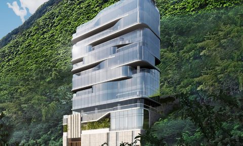 Hong Kong‘s K. Wah International Holdings and Chuang’s Consortium International's proposed villa at 28 Po Shan Road.