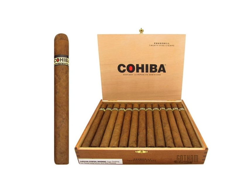 Cohiba Dominican is a Churchill cigar type.