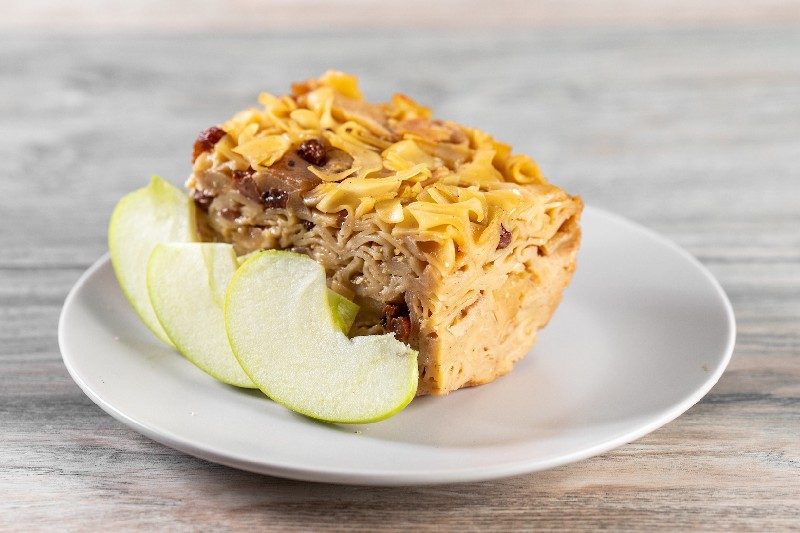 Eatzi's Market cinnamon apple noodle kugel.