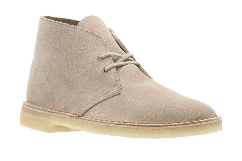 Suede desert boots for men.